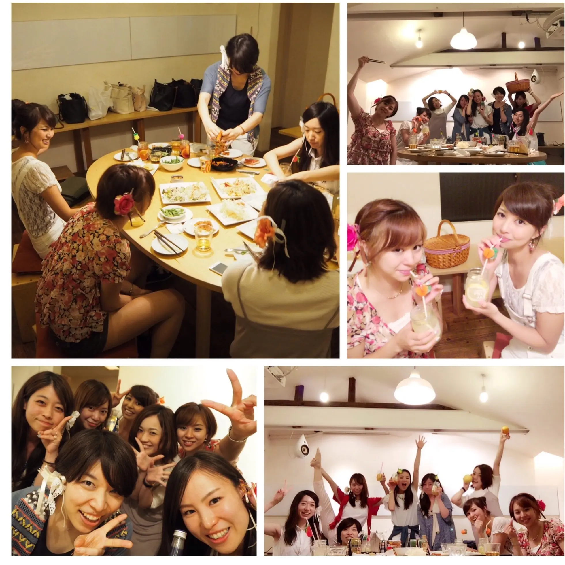 レンタルスペース【one kitchen】で夜ピクニック⁉️ルジェフルーツジャーでお洒落カクテルparty( ´ ▽ ` )ノ_9