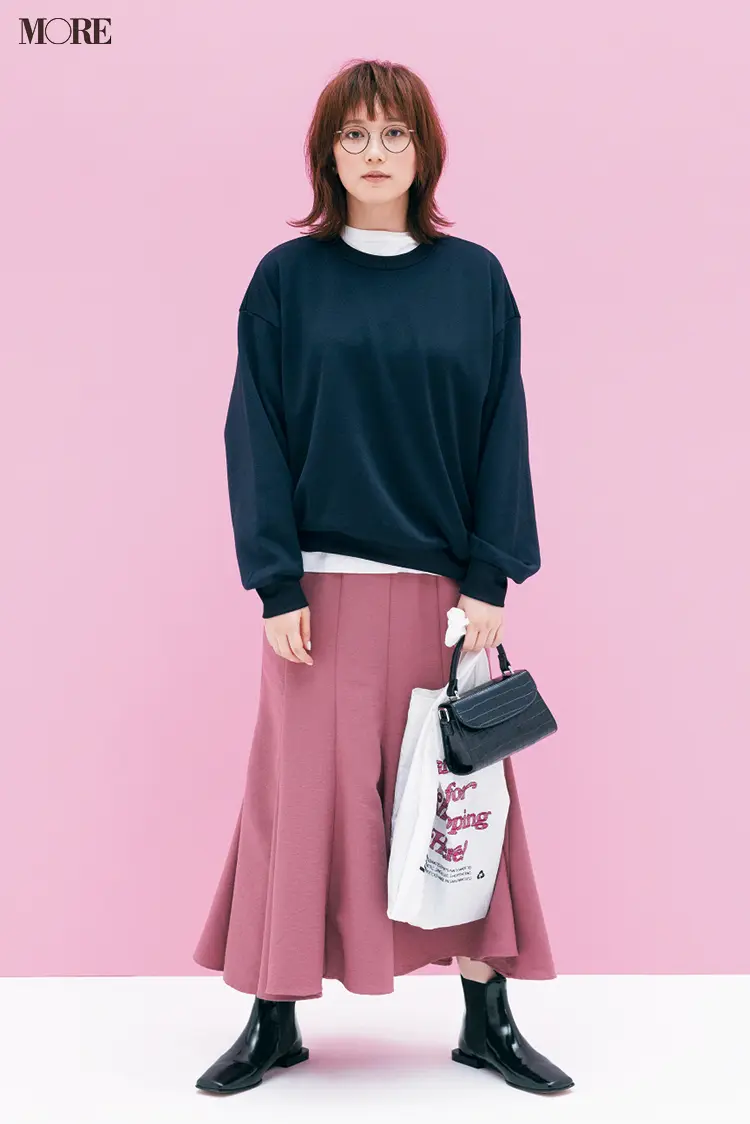 本田翼が着こなしのお手本 この秋のピンクは 大人っぽくて可愛い から いいことしかない ファッション コーディネート 代 Daily More