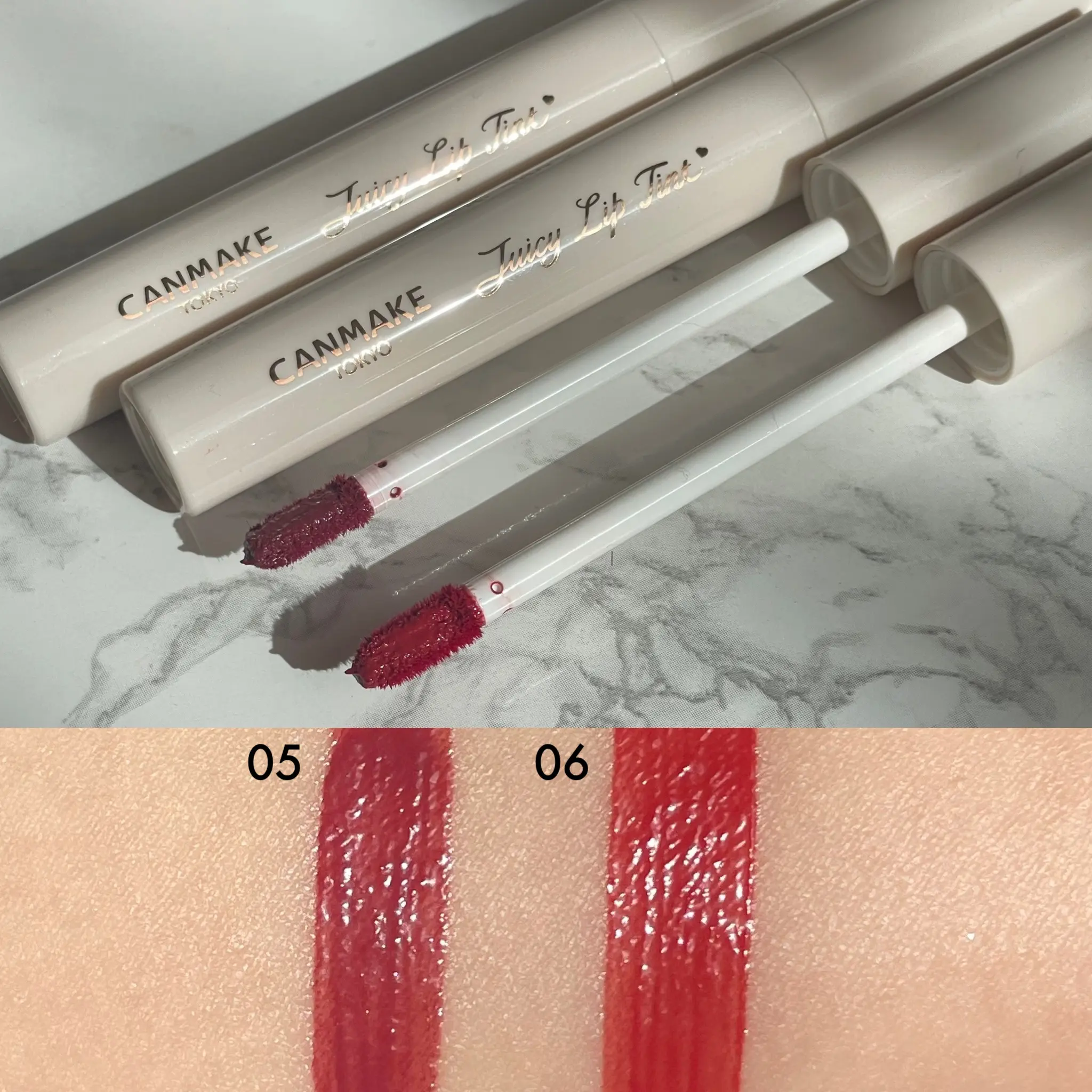 キャンメイク CANMAKE 新作コスメ プチプラコスメ  リップ  全色レビュー 立花ゆうり