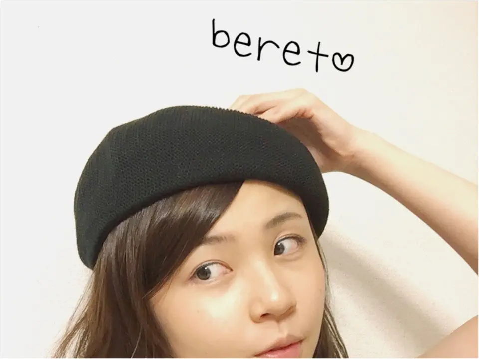 夏だってベレー帽をかぶりたい!これひとつで辛口コーデが可愛くなる♡_3