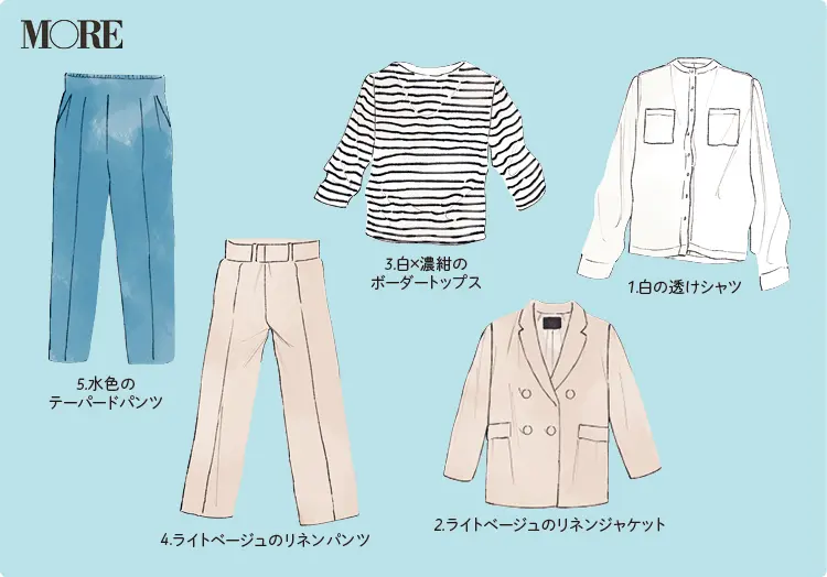 【着回しまとめ】7/10(金)〜7/17(金)通勤服厳しめ派・アオイの『涼しげ寒色服着回し』コーデ全部見せ☆_2