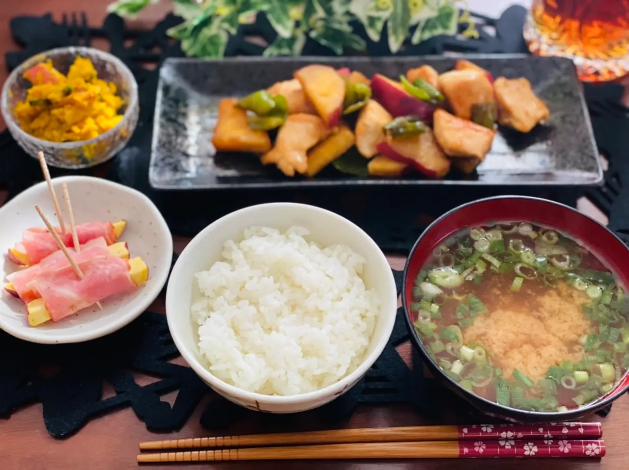 さつまいもを使った晩ごはん