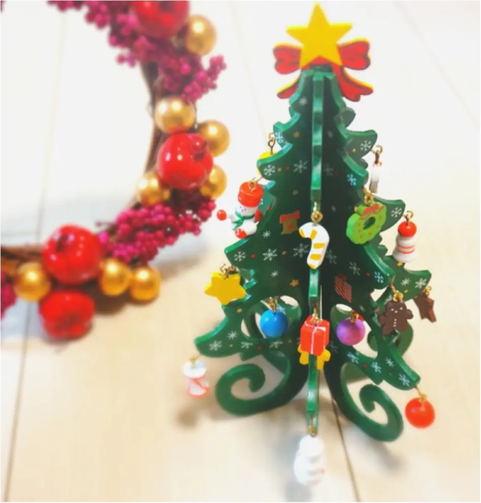 【ダイソー&3coins&フライングタイガー】プチプラ可愛いアイテムで《Xmasインテリア》始めました❤️_4