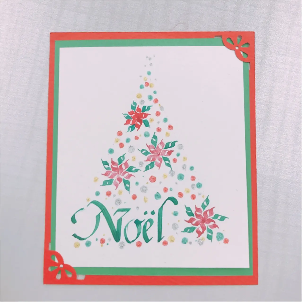 【大人の習い事】カリグラフィー教室2回目!クリスマスカードを作りました♡_4