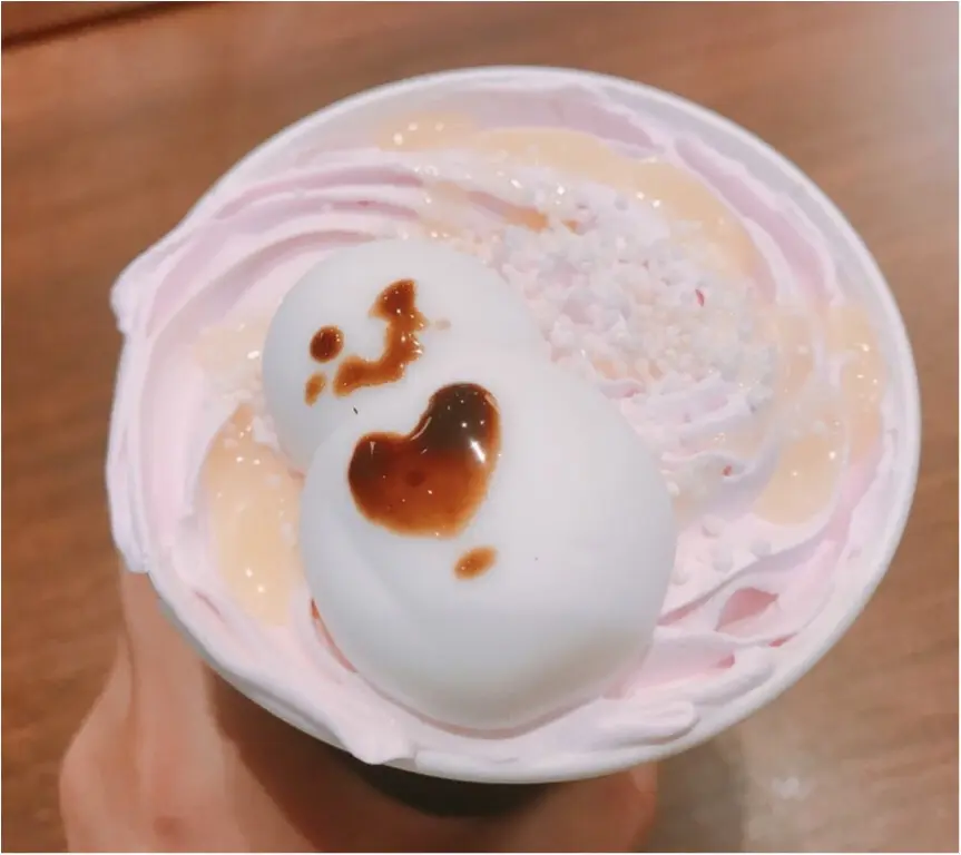 【TULLY'S】今冬もついに登場★マシュマロの雪だるまが浮かぶ《タリーズスノーマンラテ》がピンク色になって登場♡♡_1