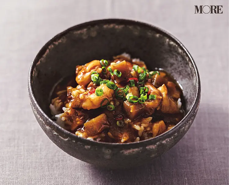 『無印良品』の商品で作ったぼっかけ丼