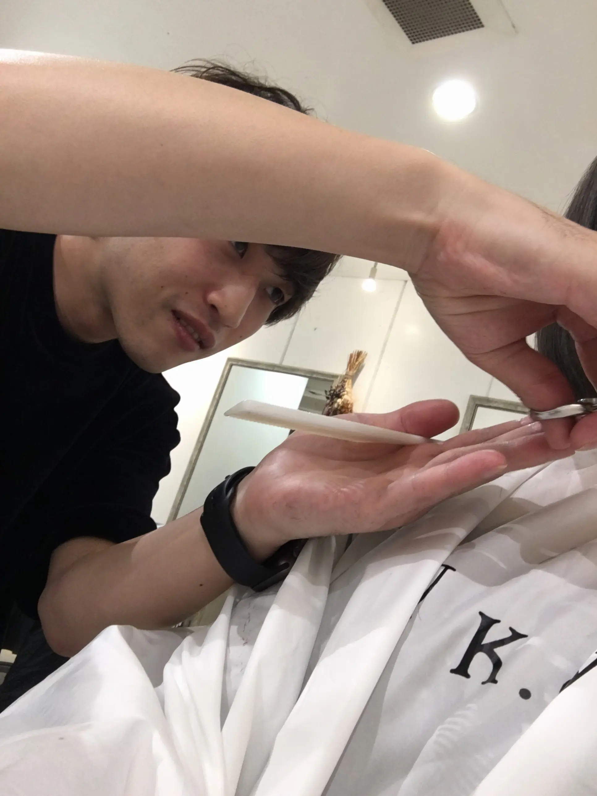 【ヘアサロン】原宿k.e.yで秋のヘアスタイルにイメチェン!前髪はオン眉ではなく◯◯前髪に!超オススメのコレも購入しました!_4