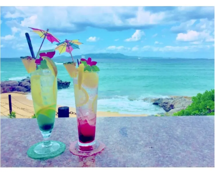 【沖縄女子旅】このドリンクがイチオシ!沖縄カフェの大定番♡ダイヤモンドブルーカフェ_8