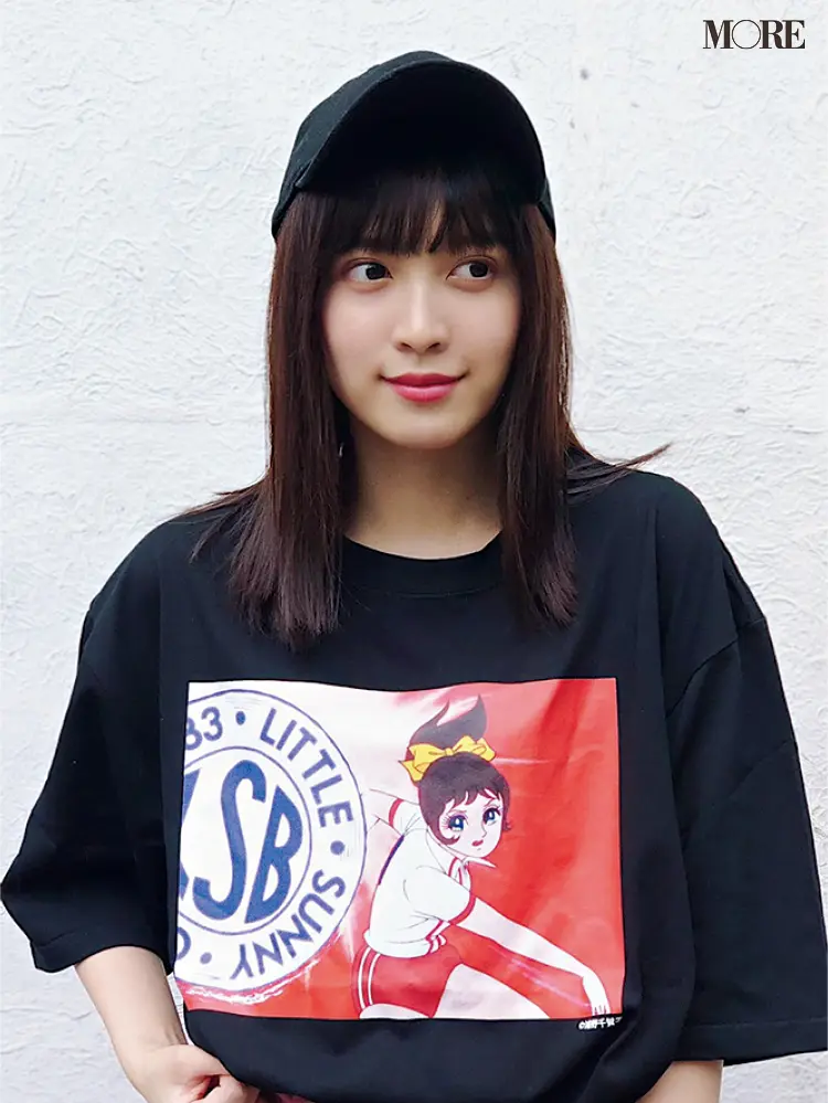【井桁弘恵・松本愛・飯豊まりえ】モアモデルは普段何着てる? リアルお気に入りTシャツ&私服大公開!_3