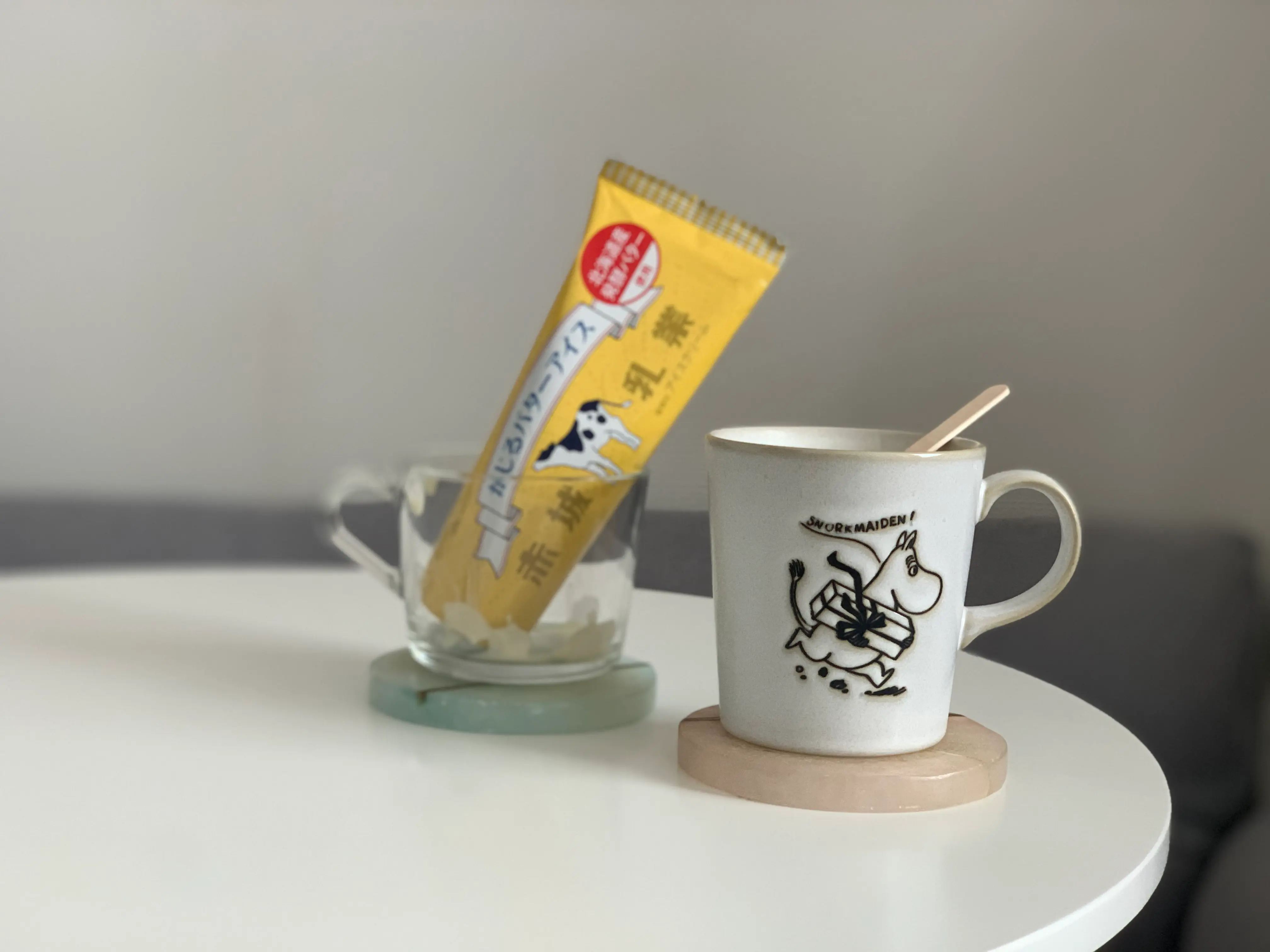 かじるバターアイスをコーヒーに入れてアレンジ♡ウインナーコーヒーのようなまろやかな味に_5