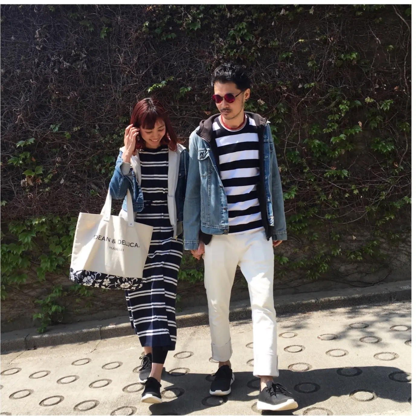 ポイントはここ♡ボーダーを使って夫婦で春っぽいリンクコーデ☆2選☆_4