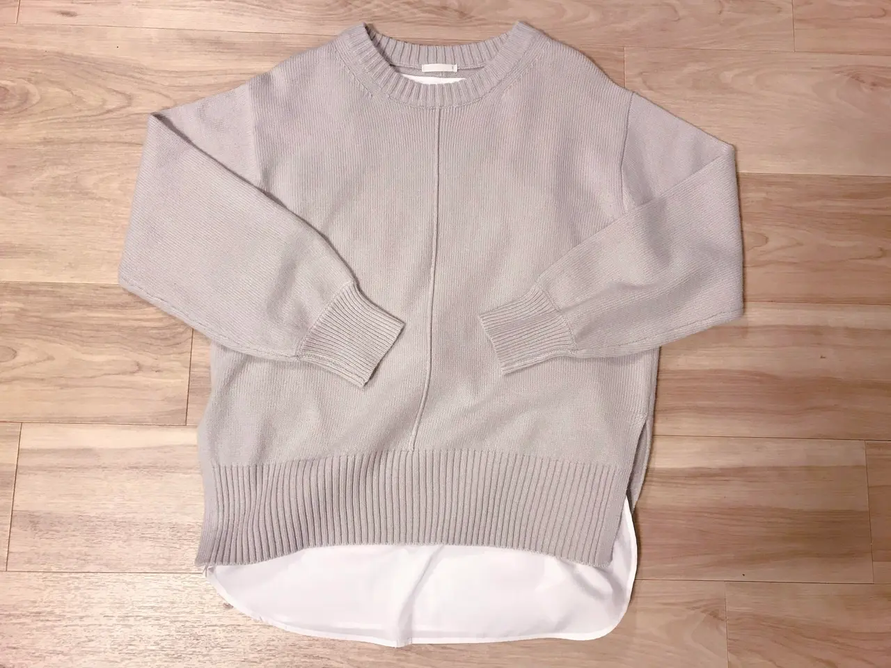 【GU】1990円とは思えない!1枚でトレンドのレイヤードスタイル&春まで使えるニット♡_4