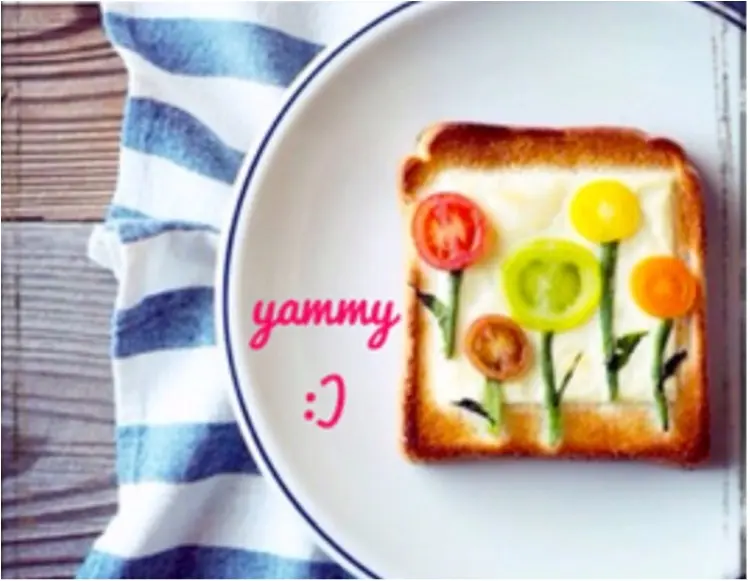 《お皿がキャンバス♡》なんともカワイイ♡目から楽しむお食事♡_3