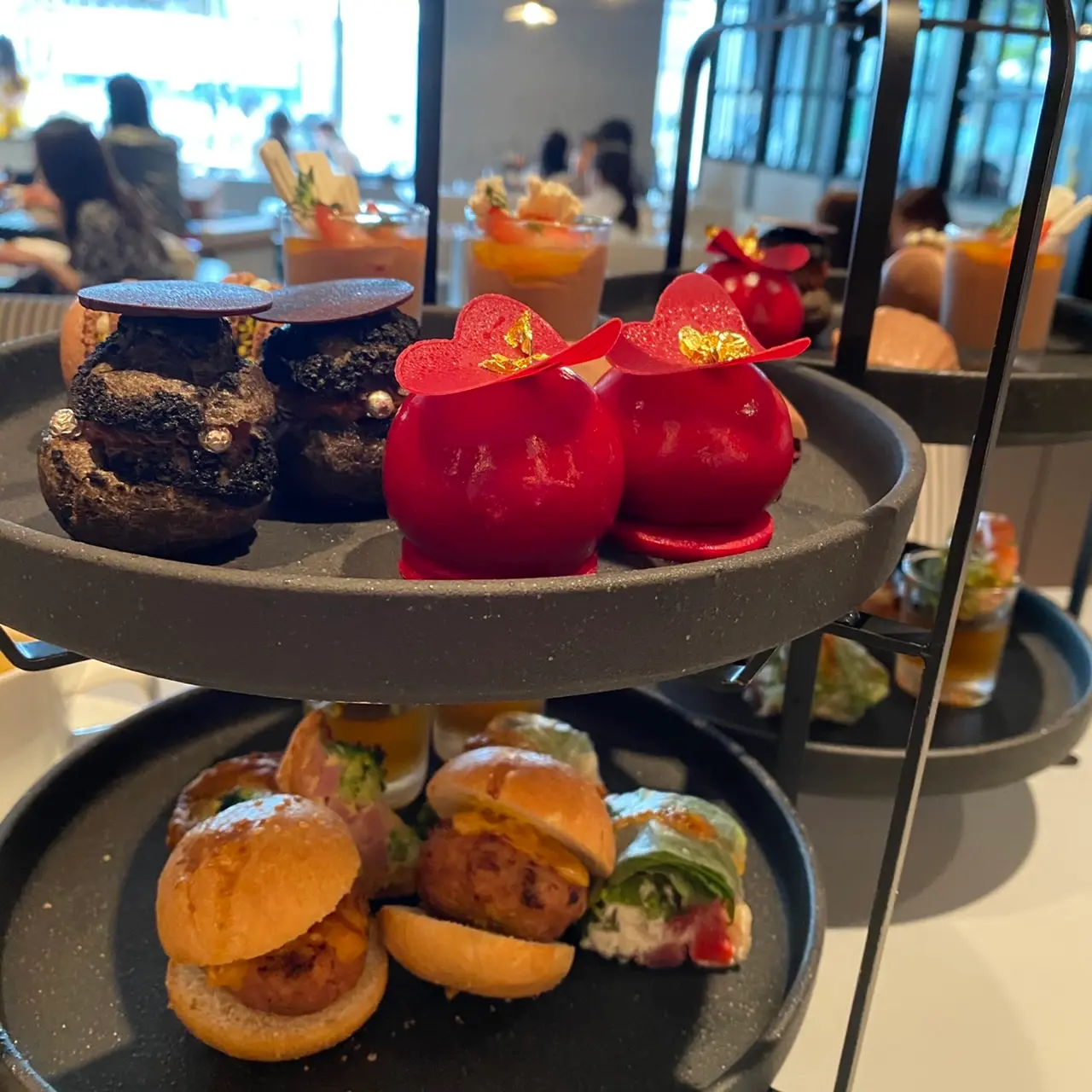 【アフタヌーンティー】Mercer Brunch Ginza Terraceのアフタヌーンティーに行ってきました♪_2