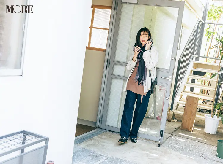 涼しいから?人肌恋しい季節です。佐藤栞里主演「全気温対応コーデ」着回し8日目_1