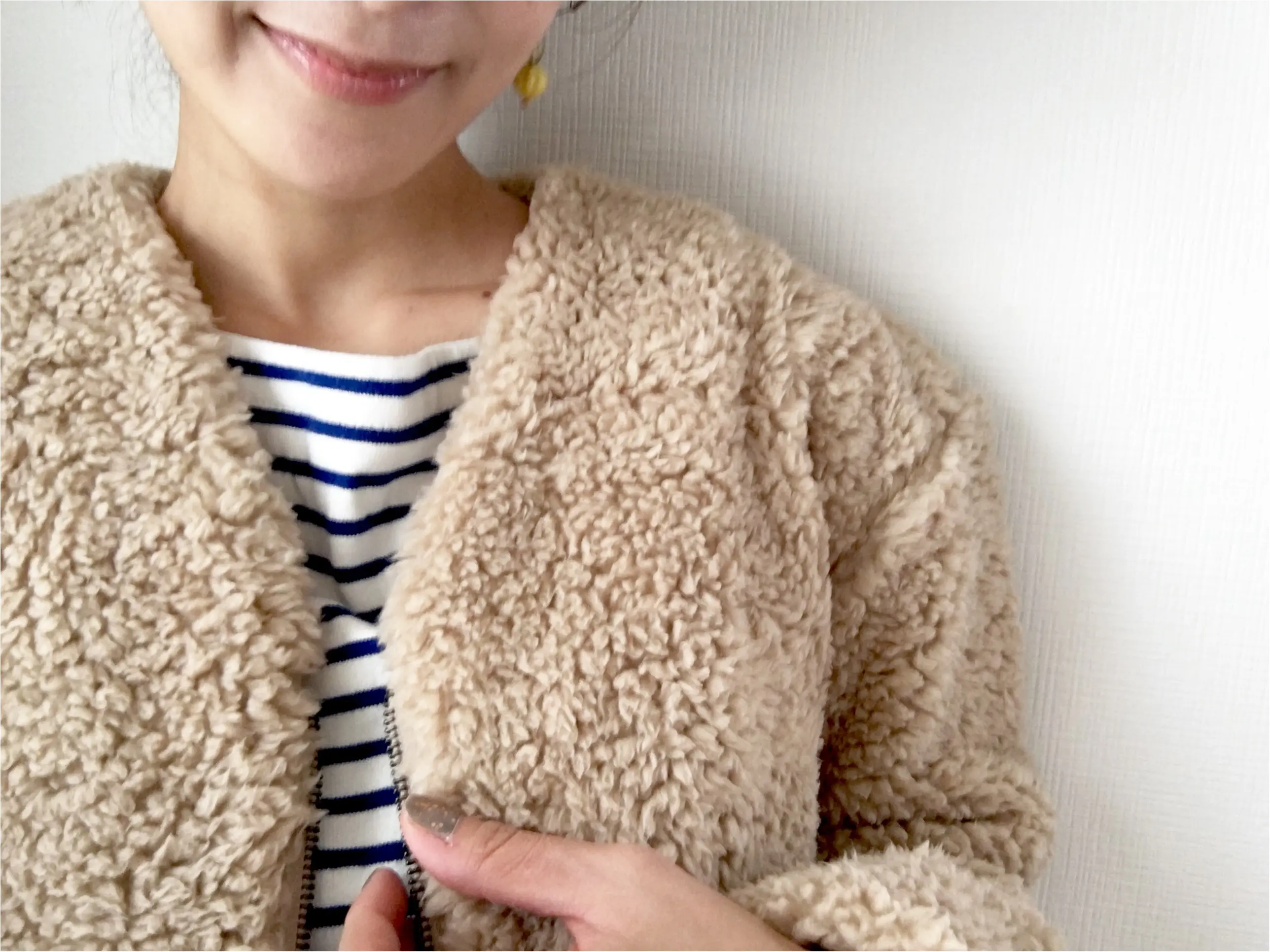 【UNIQLO】11月には売り切れる名品アウター⁈軽くてあったか《ボアフリースコート》が超優秀❤️_3