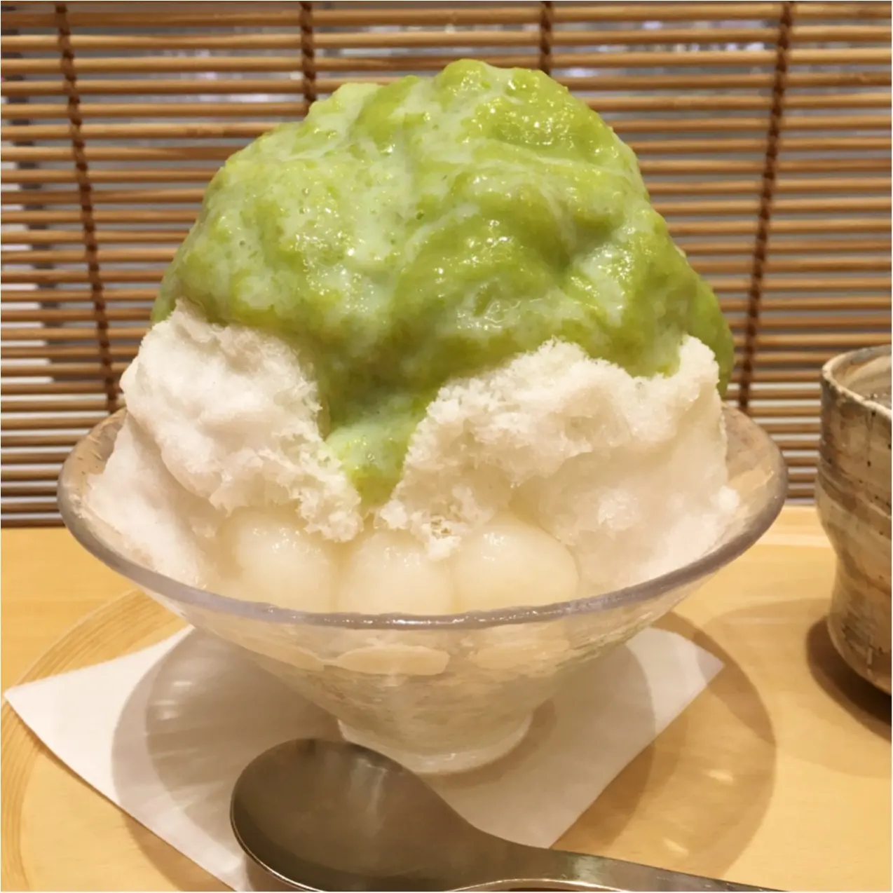 他では味わえない♡ つぶつぶした食感がたまらない!《 ずんだのかき氷 》が絶品♡_2