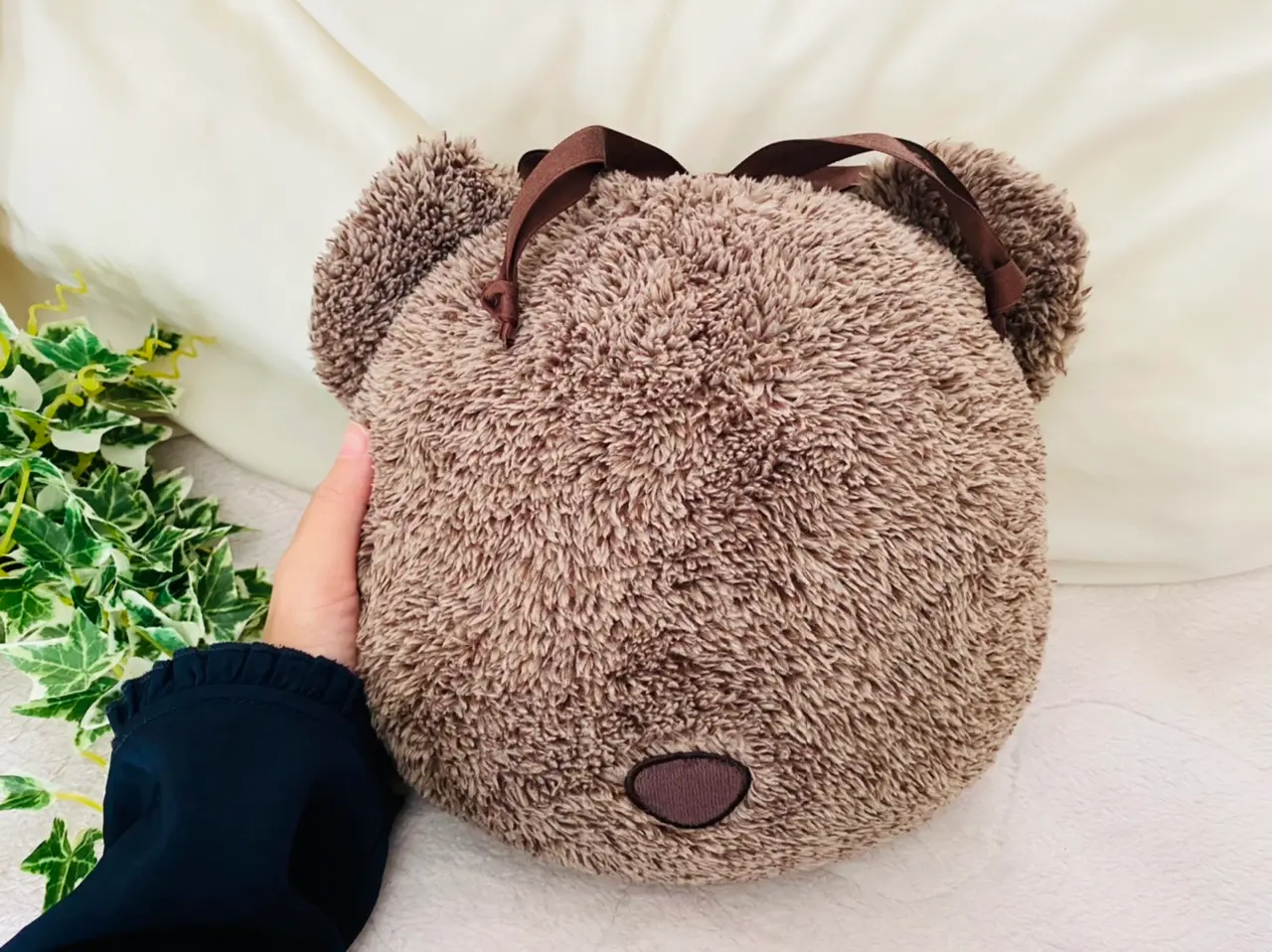 【GU新作】クマさん可愛すぎ♡クッションにもなる《4WAYブランケット》は今冬絶対買い!_5