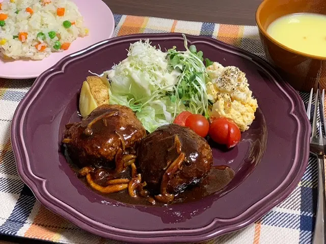 みおずきっちん♡ハンバーグ_1