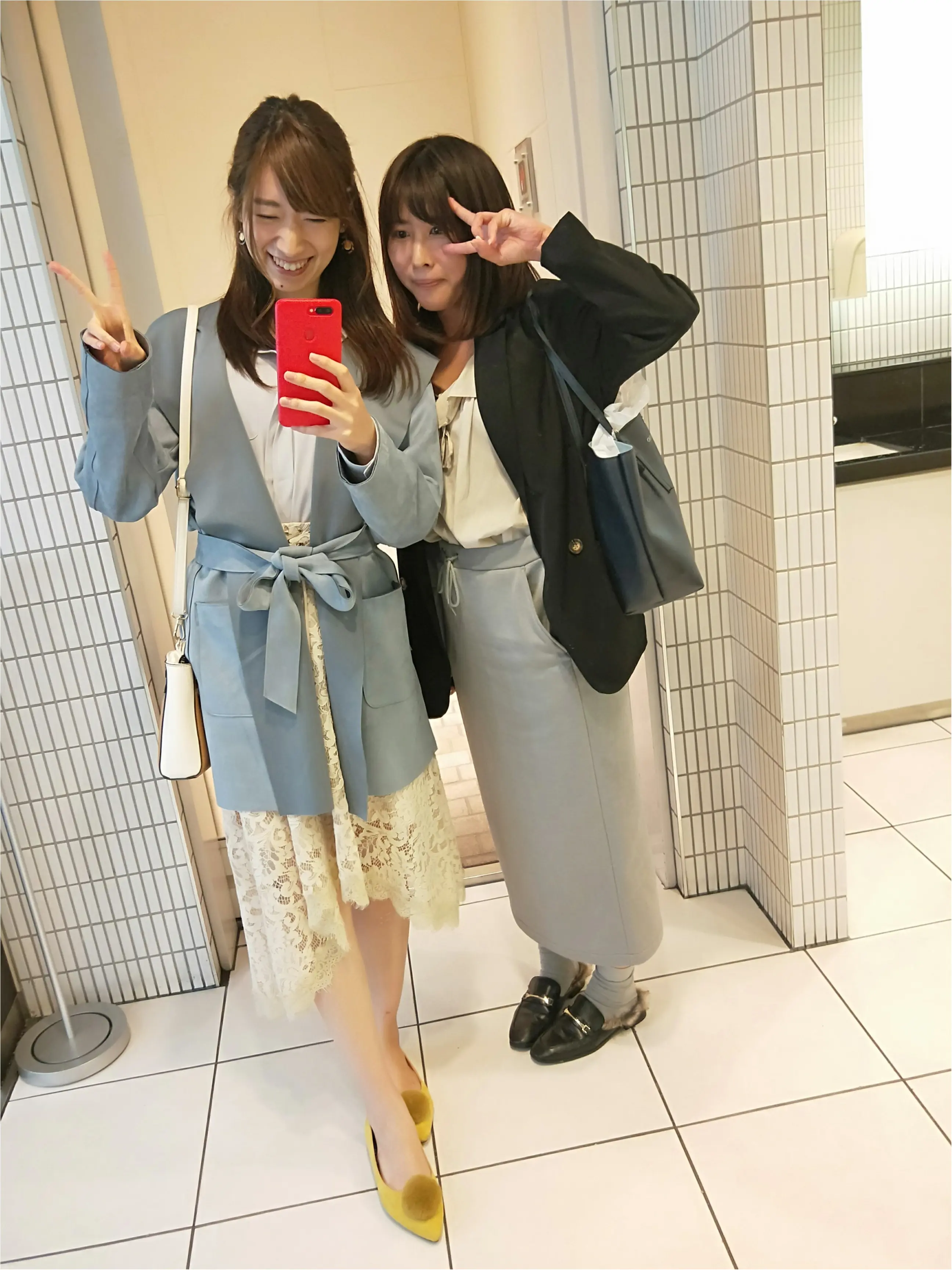 ZARAで見つけた「高見え秋物コート + チェック柄ワンピース=2点で¥13,980」_3
