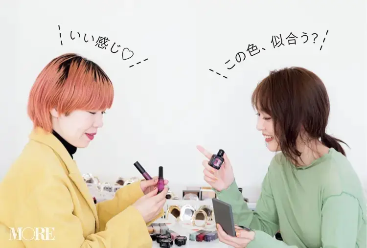 モアモデル・内田理央、ヘア&メイクのpaku☆chanさん