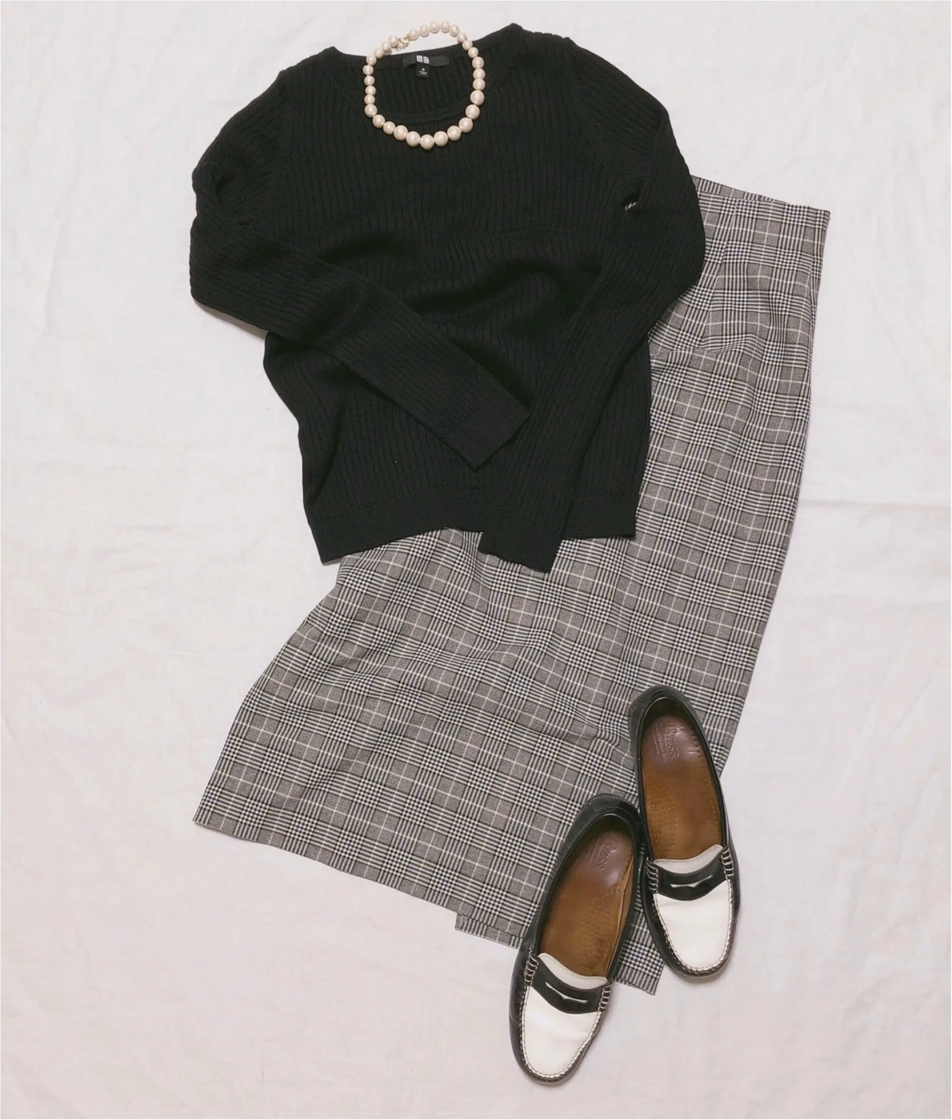 【UNIQLO】着回し力抜群♡優秀コットンカシミヤリブセーター_4