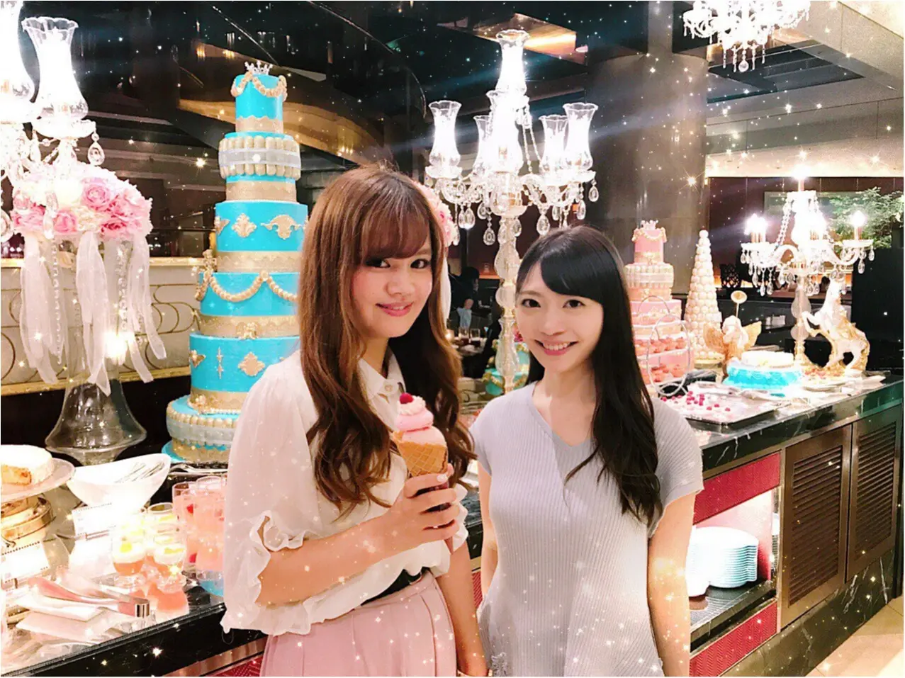 【最高にフォトジェニック!】モアハピ部10期で可愛すぎるスイーツビュッフェ♡♡_11