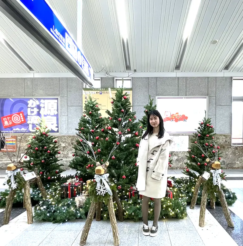 北陸新幹線で着いた軽井沢駅