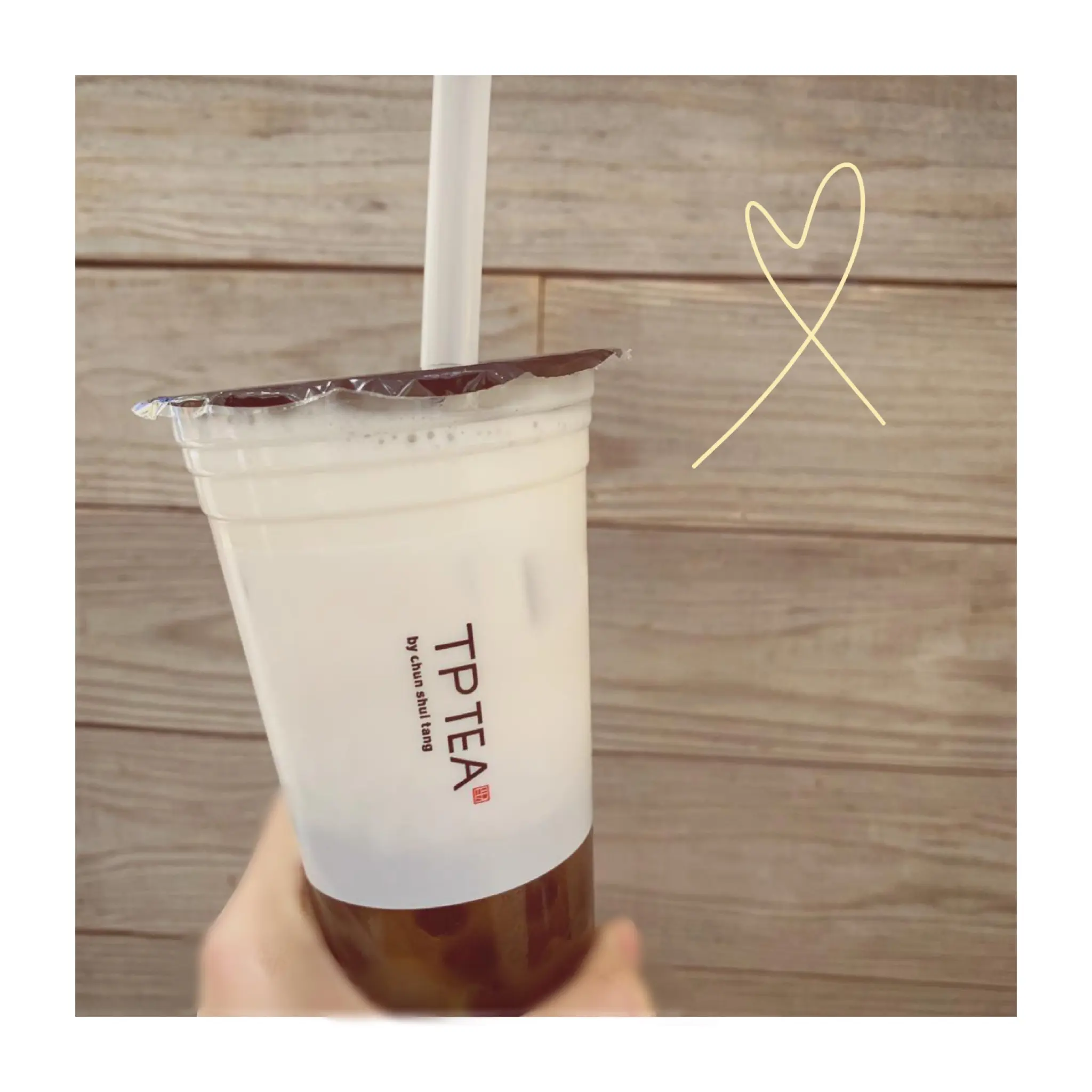 《#タピ活❤️》実は穴場⁈【東京•丸ビル】TP TEAの大粒タピオカ鉄観音ラテが絶品☻!_1