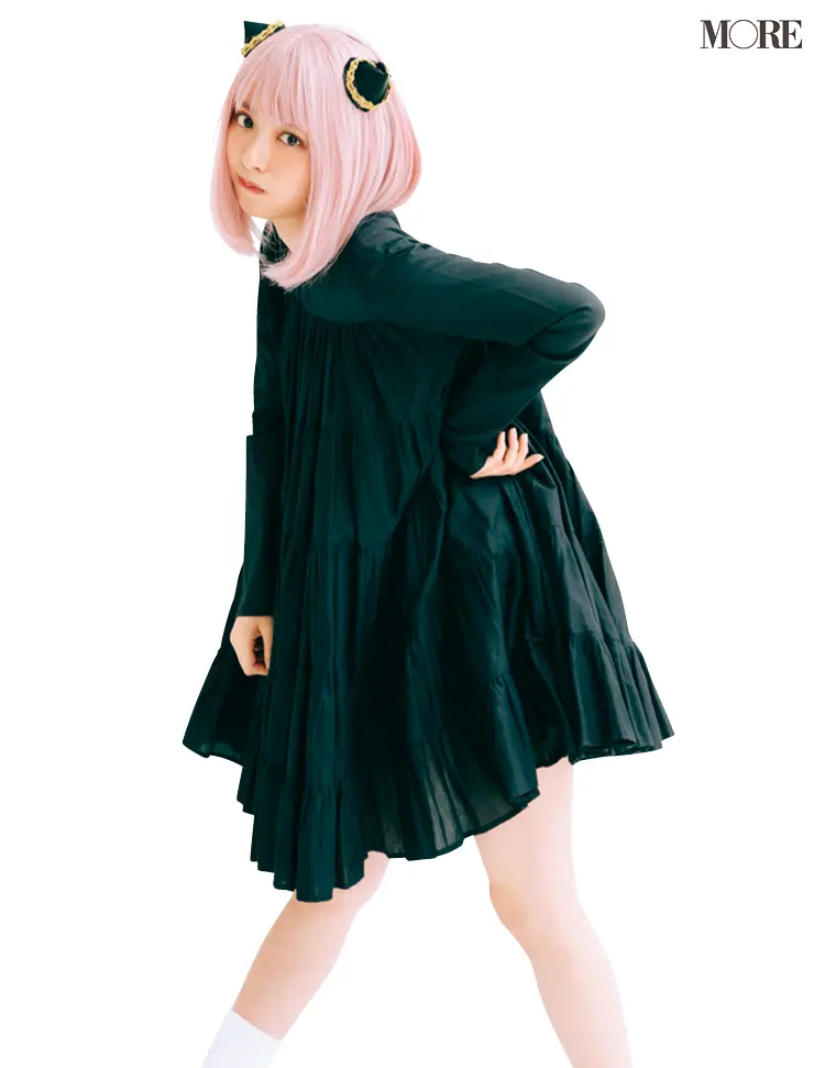 スパイファミリーのアーニャのコスプレをした内田理央