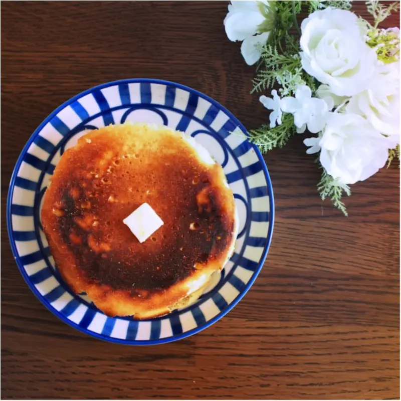 いつもの工程を1つ変えるだけ。cafeみたいな厚くてふわふわホットケーキがお家で食べられる(412あみ)_7