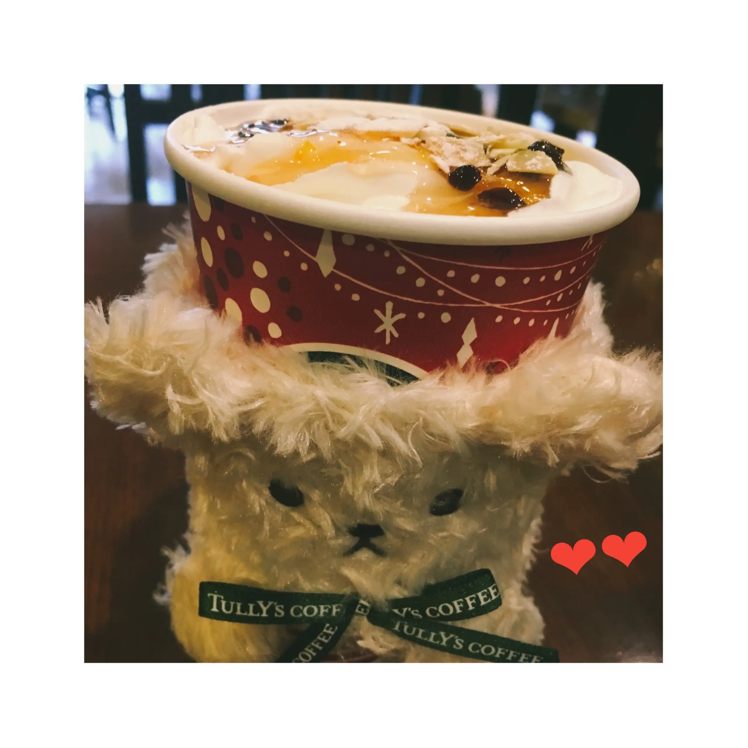 《本日11/29〜のシーズナルdrink★》【TULLY'S】の〝ふわもこ〟ベアスリーブが可愛すぎる❤️シュトーレンラテが登場!_4