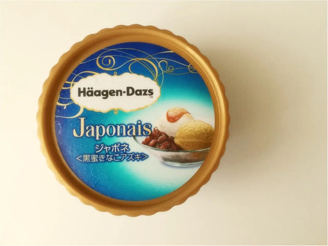 本日発売!ハーゲンダッツジャポネ〈黒蜜きなこアズキ〉を早速GETしました♡*_1