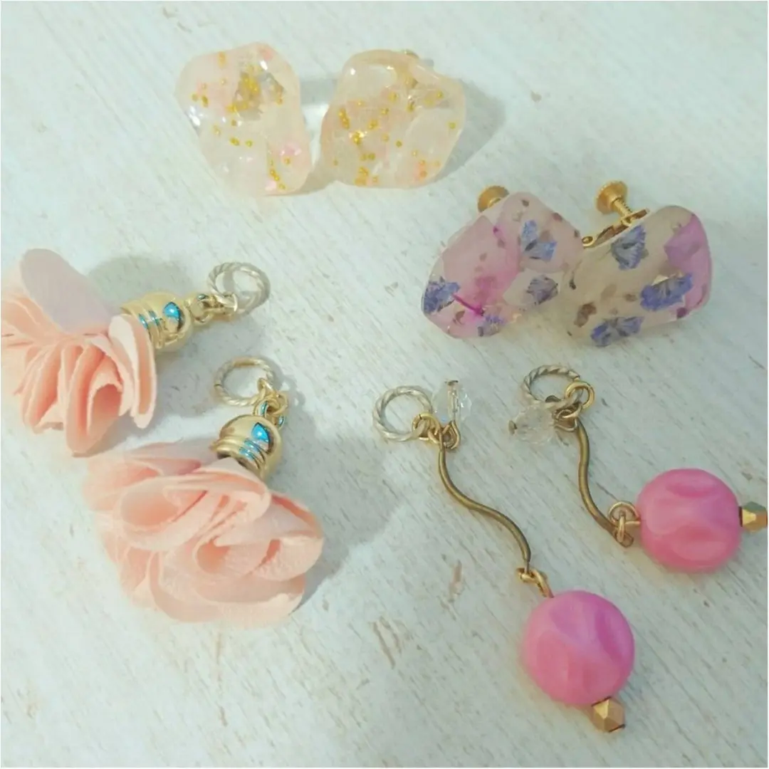 【ハンドメイドアクセサリー】手作市場のレジンイヤリングがアツい♡♡_2