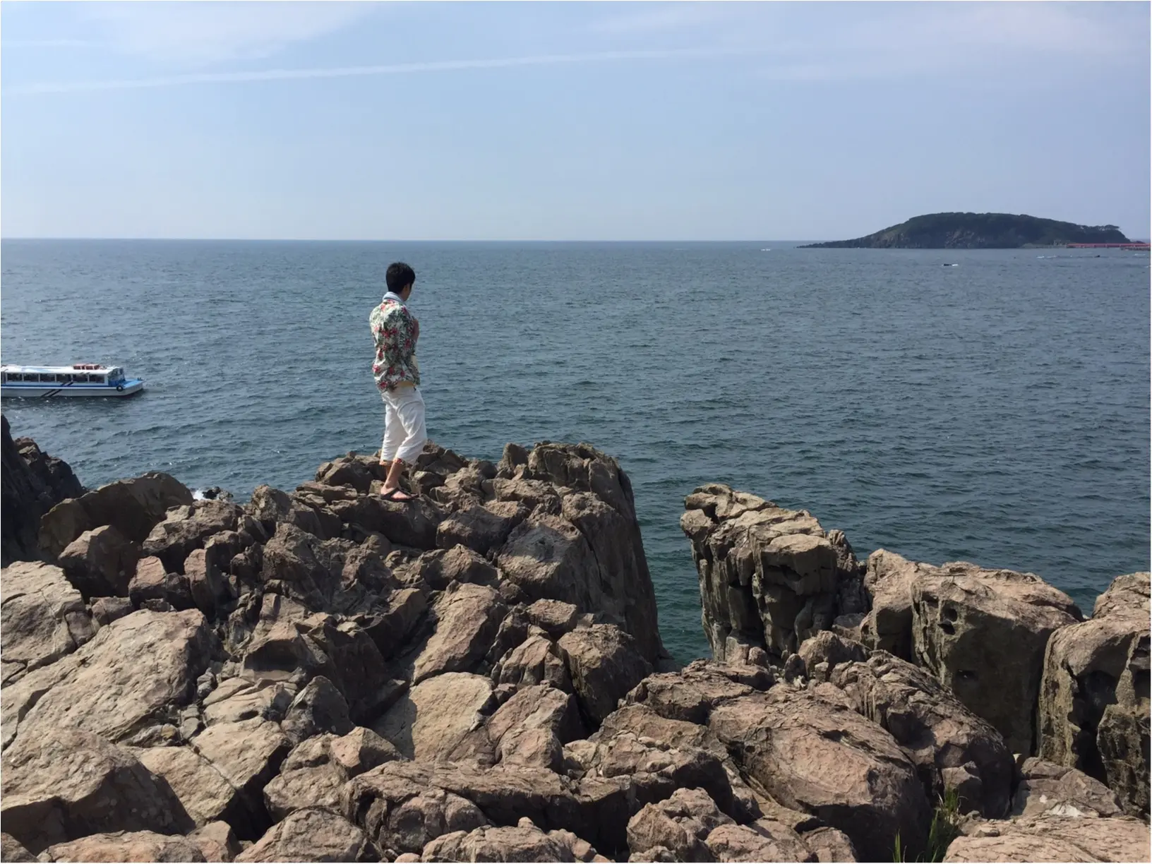 温泉卓球の後は、アチアチの海へ!東尋坊は命がけの〇〇!?_8