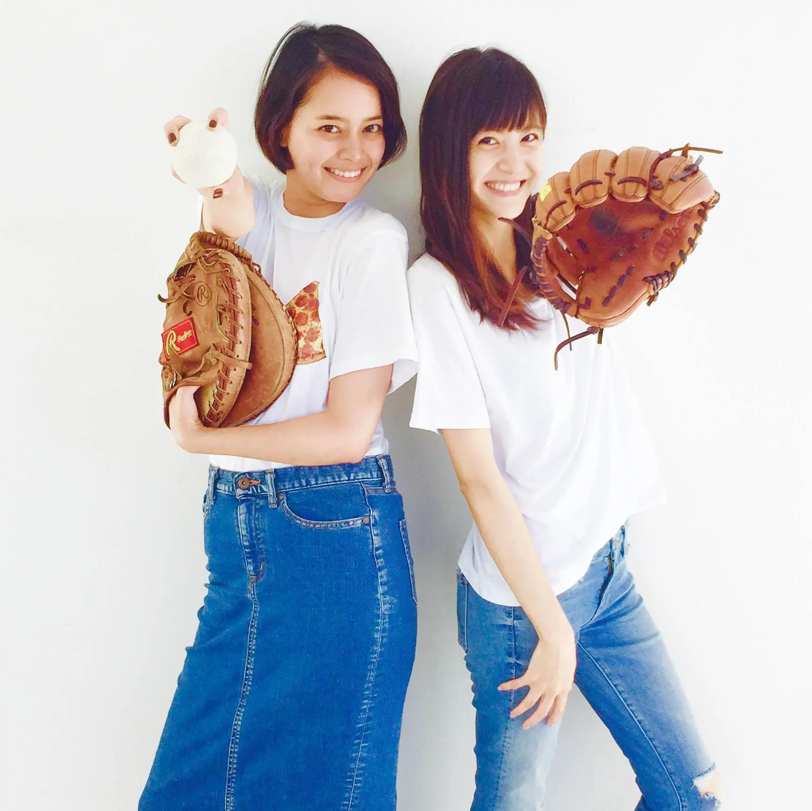 【オフショット】佐藤ありさ&岸本セシルは甲子園を応援します!! _4
