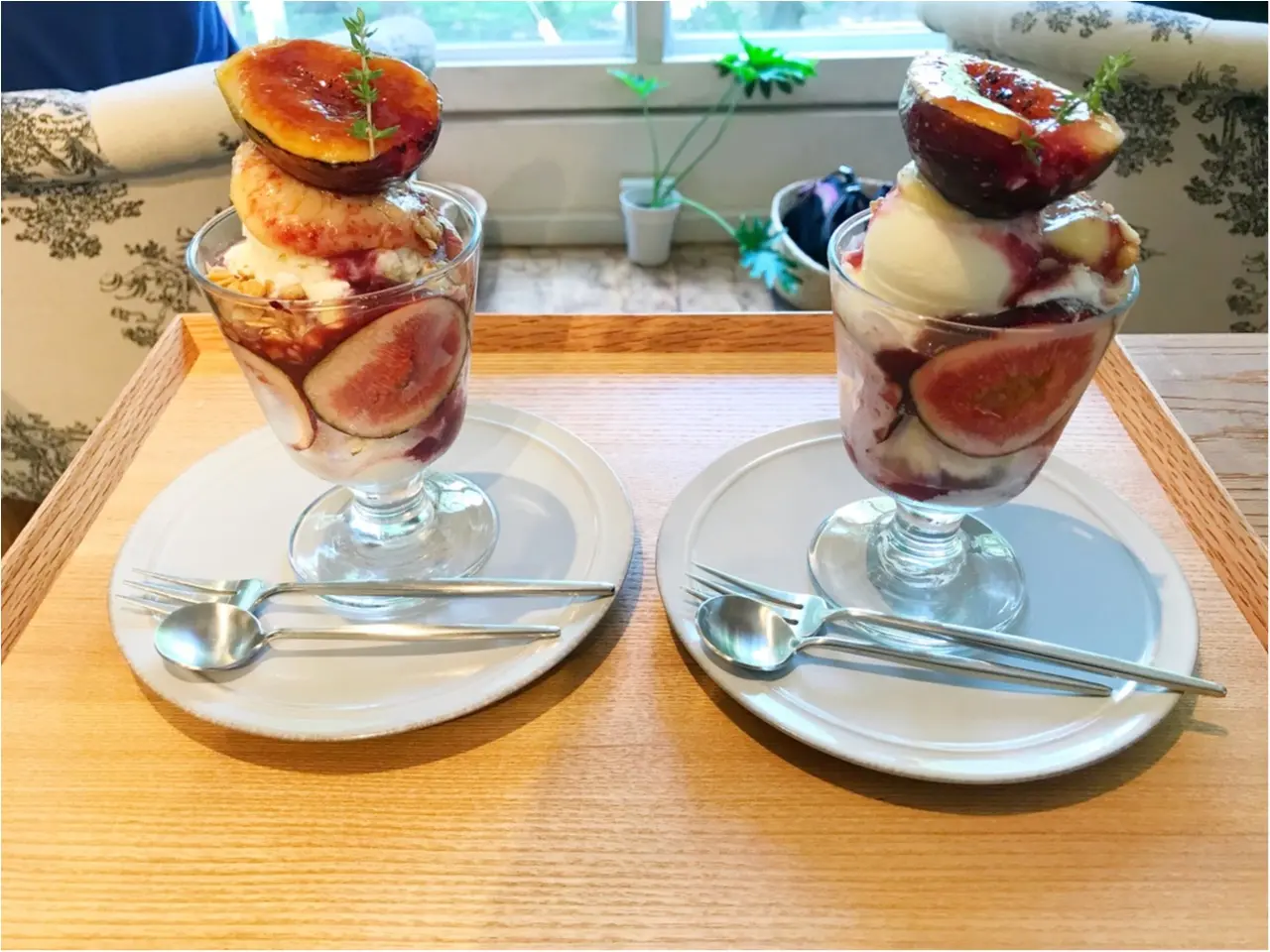 無花果のブリュレパフェ♡大人気カフェ*ソビノワ*_2
