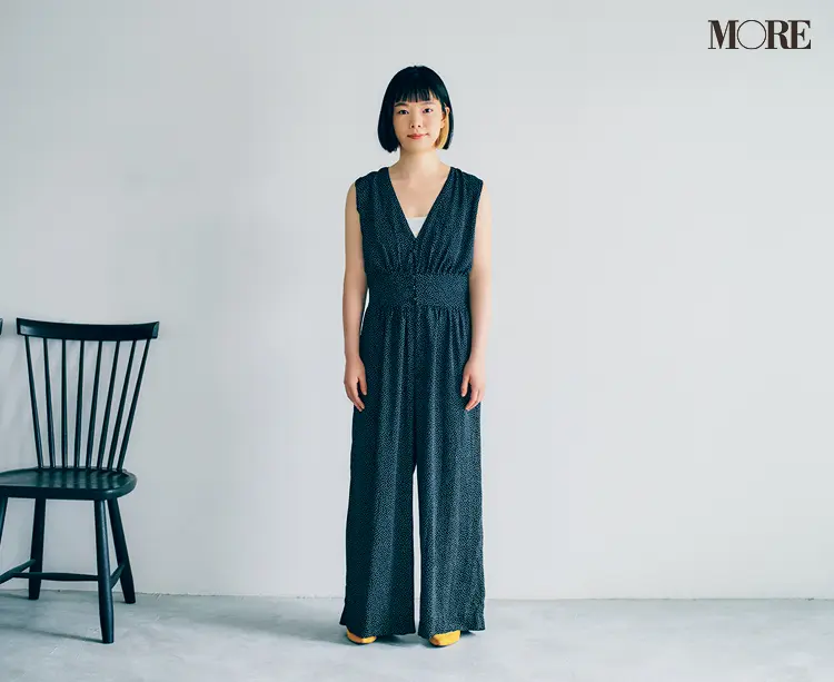 オールインワンを着回したいという読者の悩みをスタイリストが解決