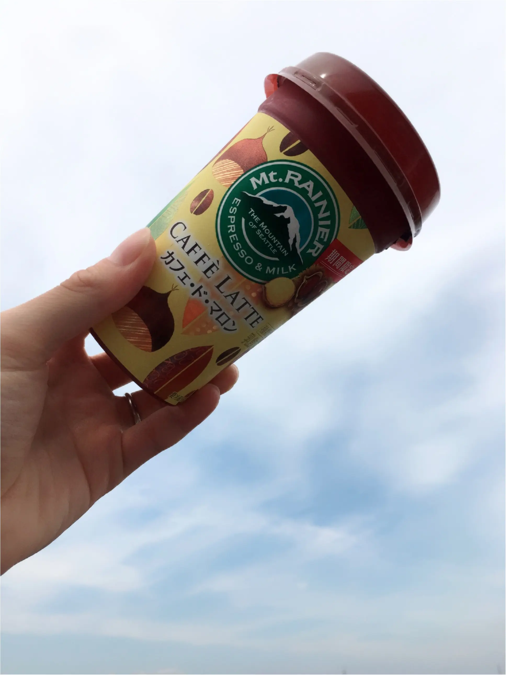 秋限定【Mt.RAINIER】のチルドカップ《カフェ ド マロン》が栗の風味で美味♡_1