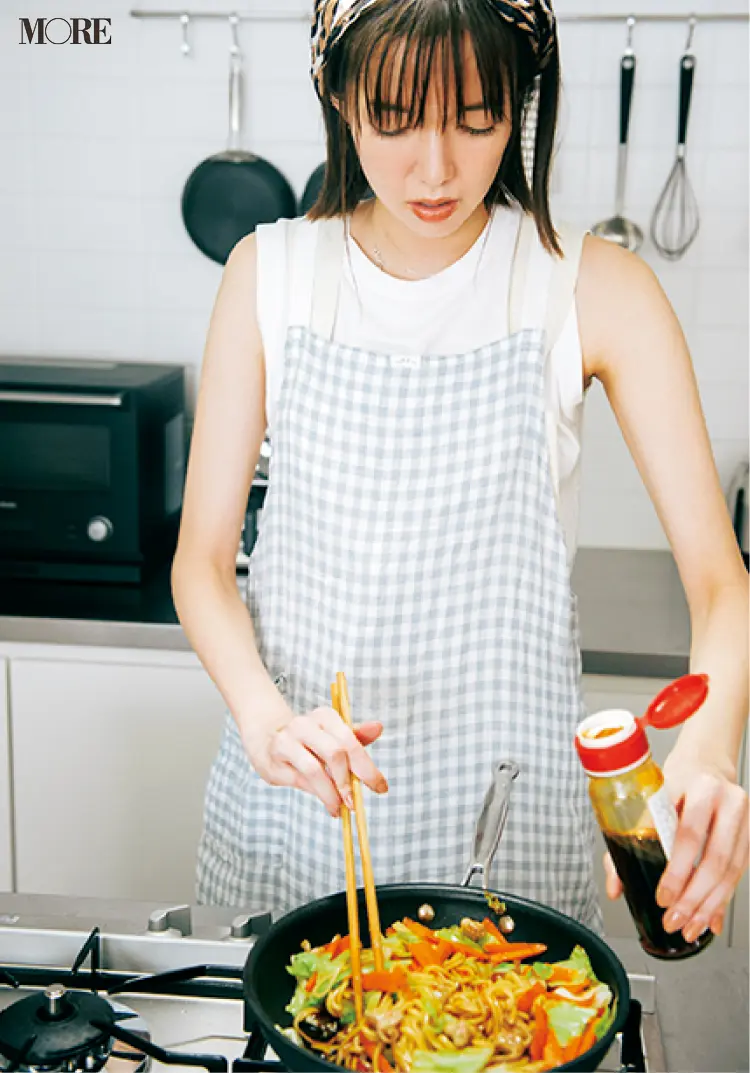 屋台の焼きそばをおうちで! 滋賀県の人気お取り寄せグルメ「ホルそば」をクッキング【佐藤栞里のちょっと取り寄せて食べてみ!?】_5