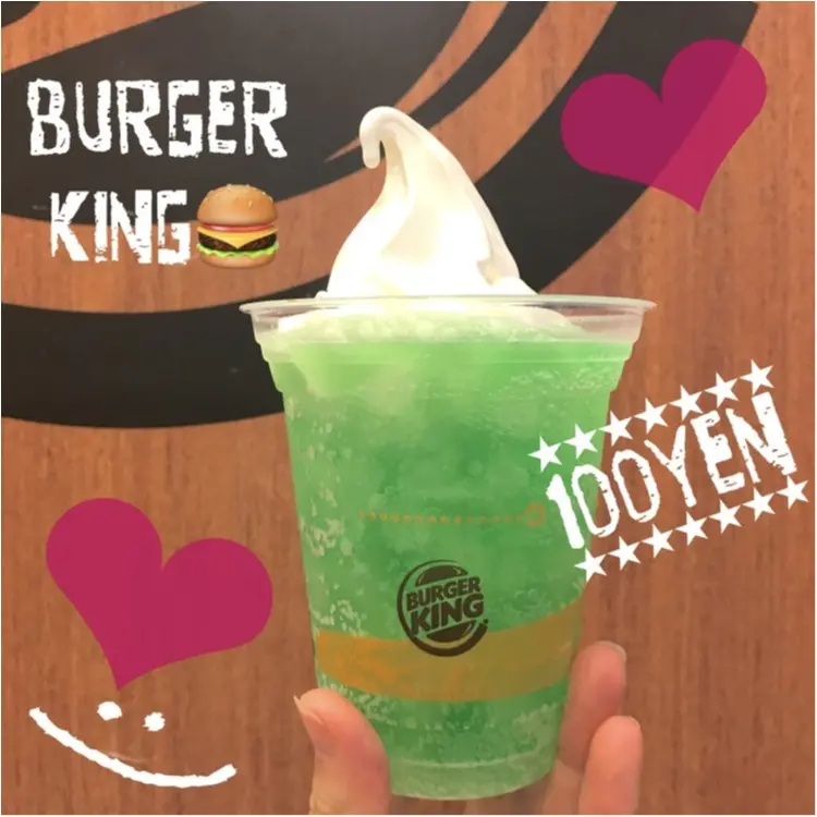 【FOOD】サンデー&フロートが100円で❤︎BURGER KINGに急げ!_1