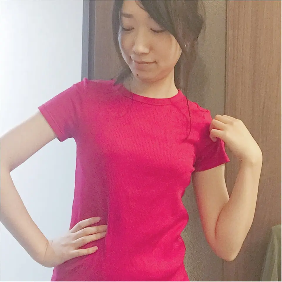 【ユニクロ】プチプラ祭り!全身コーデ¥2670のお買い物レポ♡クルーネックT/デニムジョガーパンツ/パンプス_3