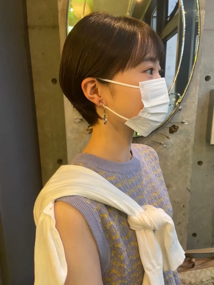 ヘアスタイル 22夏 ロングヘアからショートヘアに大胆イメチェン Happy Plus ハピプラ