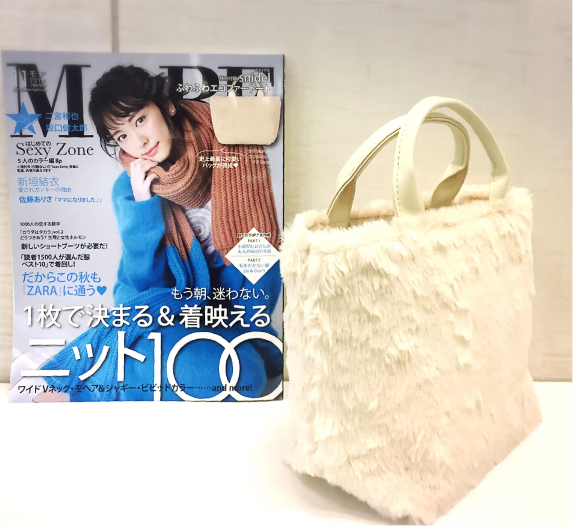 ふわふわの手触り最高、使いやすさ最高! MORE付録のスナイデルファートートが話題です♪_2