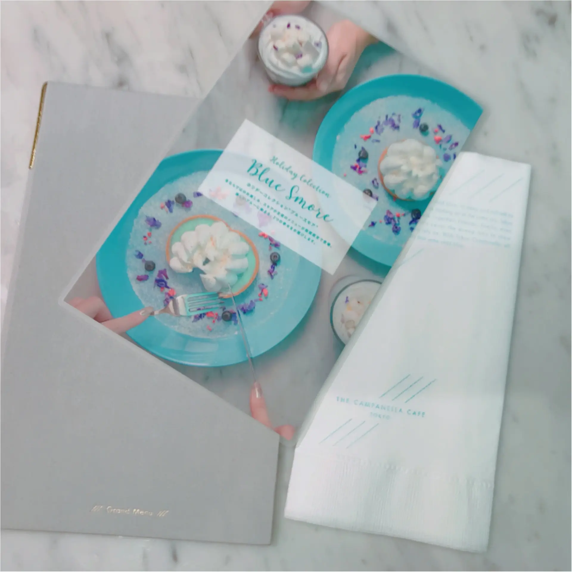 ★ブルー→パープルの変化系ドリンクがあるお店♡大好きな水色がたくさん!『CAMPANELLA CAFE』へ行ってきました★_2