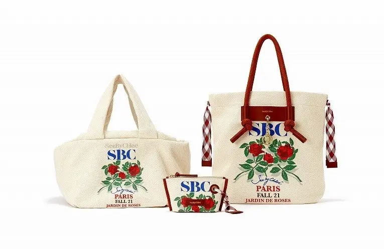 『シーバイクロエ』“JARDIN DE ROSES”バッグの画像