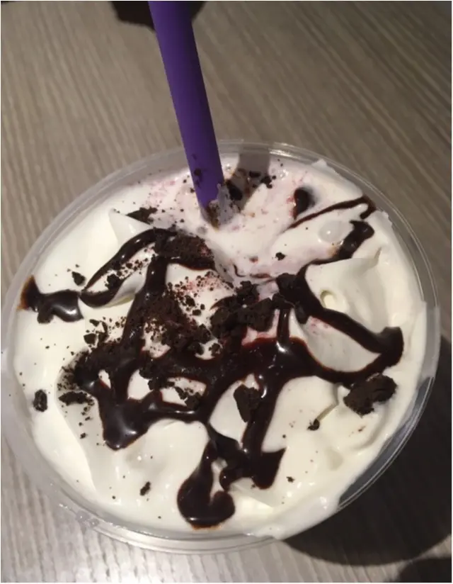 あの味が帰ってきた〜!!昨年の人気No.1のドリンクが復活!一度は飲みたいムラサキイモアイスブレンディッド♡_8