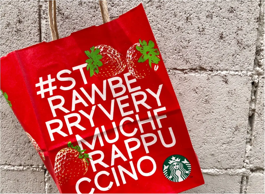 【スタバ】いちご苺イチゴ!!《#ストロベリーベリーマッチフラペチーノ》がおいしすぎる❤️_5
