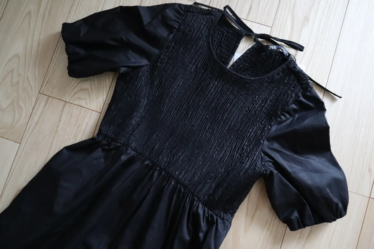 《イロチ買い決定❤️》即完売!した【ZARA】ポプリン パネル ミディワンピースが可愛すぎる☻_2