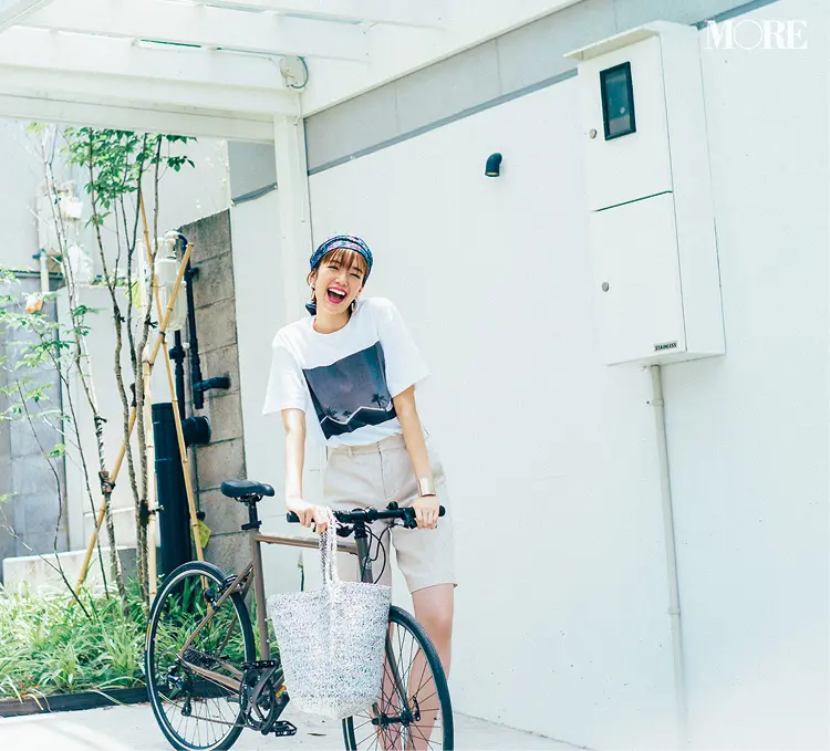 Tシャツコーデは佐藤栞里がお手本♡ カジュアルだけど大人っぽい4枚があればOK!_3